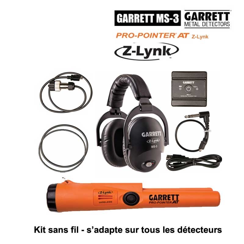 kit Garrett Casque MS-3 + Pro-pointer AT Z-Lynk