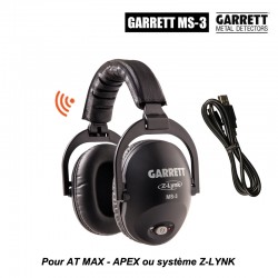 Détecteur de métaux Garrett APEX avec casque sans fil