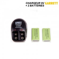 Kit chargeur de batterie Garrett avec 2 piles NiMH