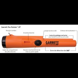 Garrett Pro-pointer AT: nouvelle génération étanche - Dragonne offerte