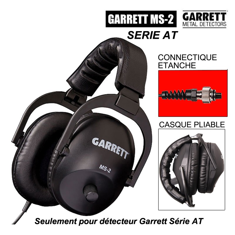 Casque détection Garrett MS-2 AT