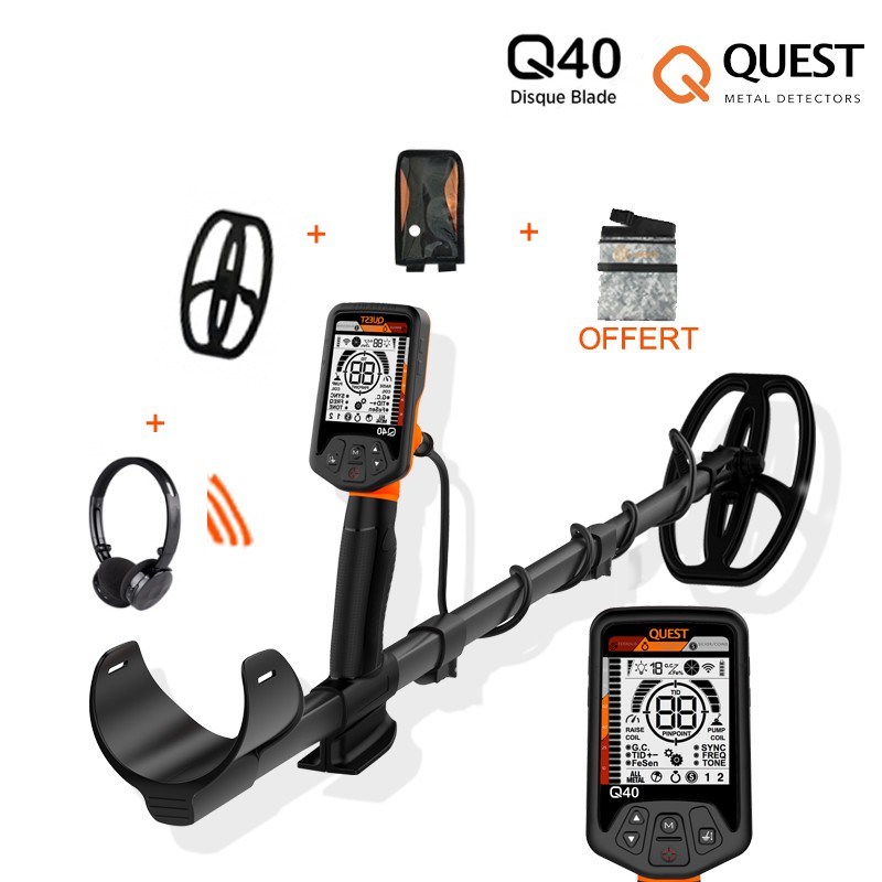 Détecteur de métaux Quest Q40 Détecteur de métaux Quest Q40