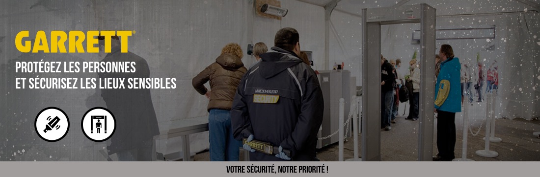 Détecteurs de fouille corporelles et portiques de sécurité